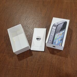 Box only Apple iPhone 4s Black 32GB A1387 Empty box only